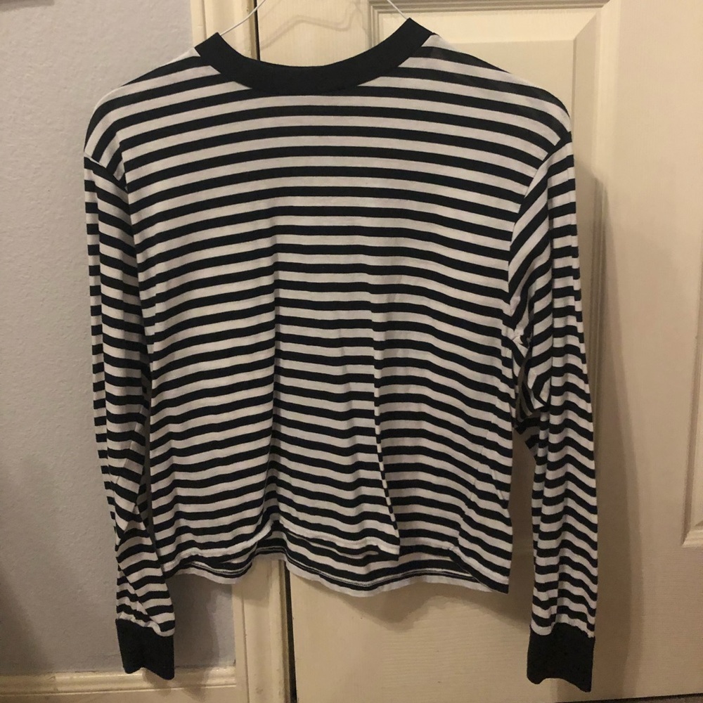 Black and white striped shirt from Brandy Melville